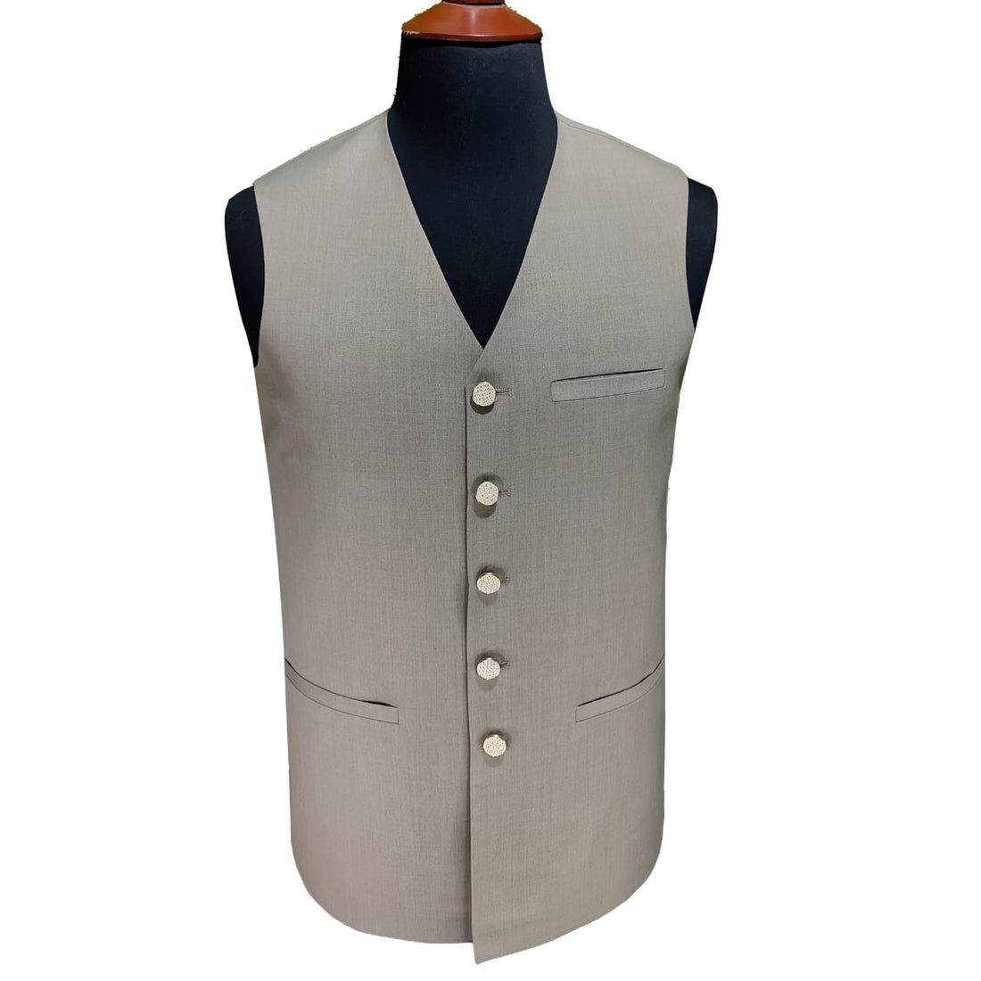 V Neck Suiting Waistcoat