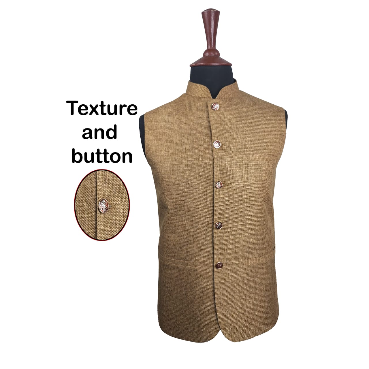 Men's Texture Suiting Waistcoat