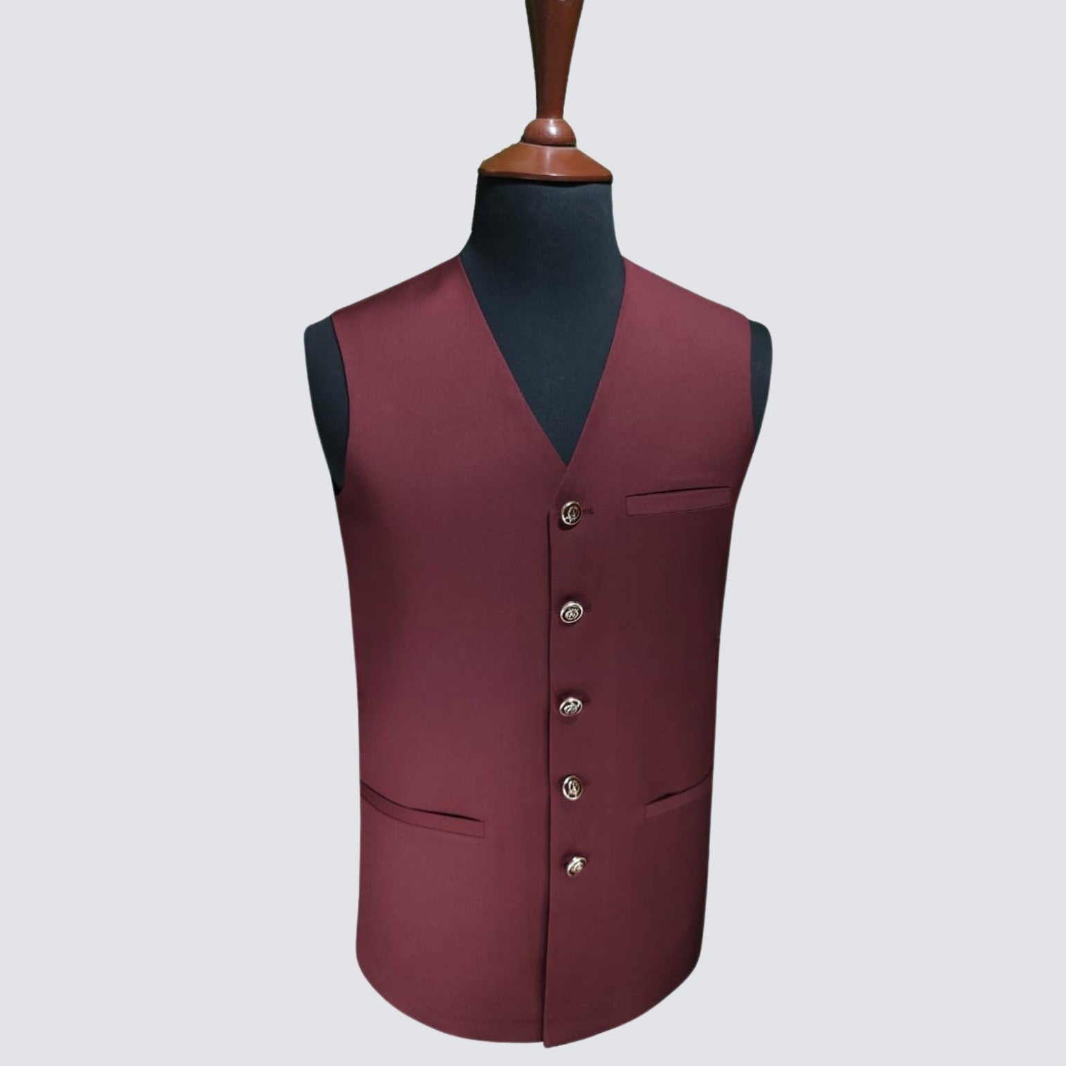 V Neck Suiting Waistcoat
